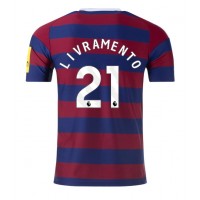 Camiseta Newcastle United Tino Livramento #21 Segunda Equipación Replica 2024-25 mangas cortas